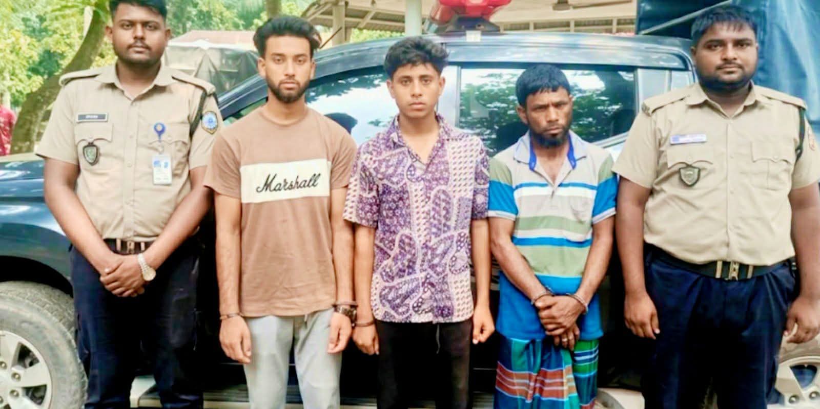 রাজবাড়ীর পাংশায় পৃথক মাদকবিরোধী অভিযানে ২ কেজি ২৫০ গ্রাম গাঁজা উদ্ধার, গ্রেপ্তার ৩